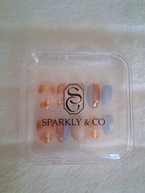 Acrylic Handmade Press/Glue On Nails (L)